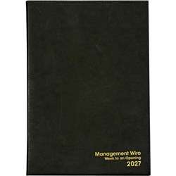 Executive Diary Week To View A4 Black
