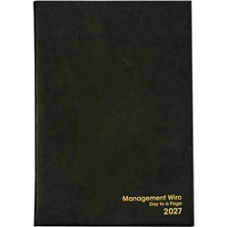 Executive Diary Day To A Page A5 Black