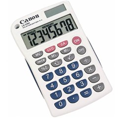 Canon LS-330H Handheld Pocket Calculator 8 Digit White 