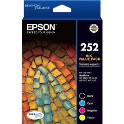 Epson C13T252692 - 252 Ink Cartridge Value Pack Assorted Colours
