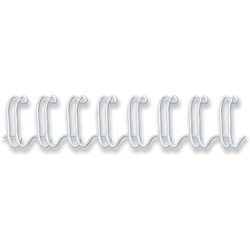 Fellowes Wire Binding Combs 11mm 34 Loop 100 Sheet Capacity White Pack Of 100