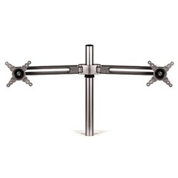 Fellowes Lotus Dual Monitor Arm Silver