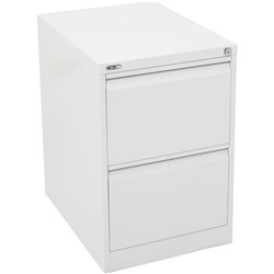 Rapidline Go Vertical Filing Cabinet 2 Drawer 460W x 620D  x 705mmH White