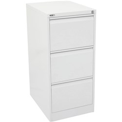 Rapidline Go Vertical Filing Cabinet 3 Drawer 460W x 620D x 1016mmH White