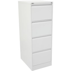 Rapidline Go Vertical Filing Cabinet 4 Drawer 460W x 620D  x 1321mmH White