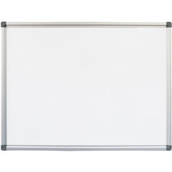 Rapidline Standard Whiteboard 900W x 600mmH Aluminium Frame 