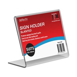 Deflecto Business And Place Card Holder Single Tier 