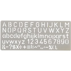 Celco C10 Lettering Stencil 10mm Height  