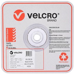Velcro&reg; Brand Hook Only 22mm Dots Pack Of 900 Dots White