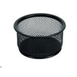 ESSELTE PAPER CLIP HOLDER Metal Mesh Black 