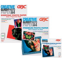 Gbc Creative Premium Photo Paper 4x6 Inch 240gsm Pack Of 50