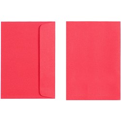 Quill Envelope C6 80gsm Red Pack of 25