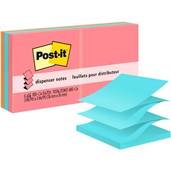 POST IT R330 6SSAN NOTE POP UP Super Sticky 76x76mm Neon 