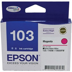 Epson 103 DURABrite Ultra Ink Cartridge Extra High Yield Magenta