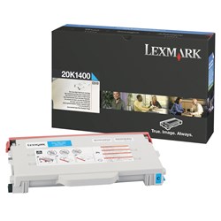 Lexmark 20K1400 Toner Cart High Cap. Cyan 