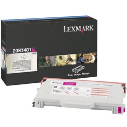 LEXMARK 20K1401 TONER CART High Cap. Magenta 