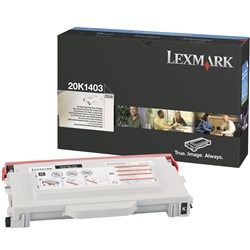 LEXMARK 20K1403 TONER CART High Cap. Black 