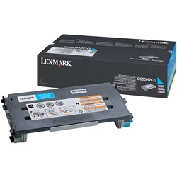 LEXMARK TONER CARTRIDGE C500H2C Cyan   