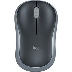 Logitech M185 Wireless Mouse Black  