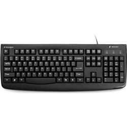 Kensington Pro Fit Wired Washable USB Keyboard Black