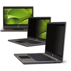 3M Computer Privacy Filter For 22 Inch Widescreen Monitor Black