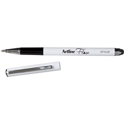 Artline Flow Stylus Pen Ballpoint Metal Barrel Gel Ink 1mm Blue