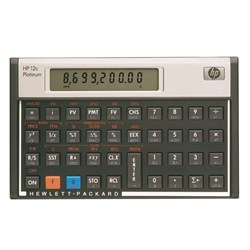 HP 12C Platinum Financial Calculator 10 Digit Black