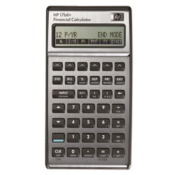 HP 17BII+ Financial Calculator 22 Digit Black And Silver