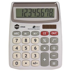 Marbig Desktop Compact Calculator 8 Digit Silver