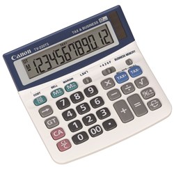 Canon TX-220TS Desktop Calculator 12 Digit White