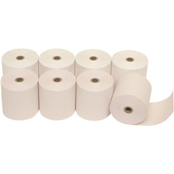 Marbig Register Rolls 37mm x 70mm x 11.5mm 1 Ply Lint Free Pack of 8