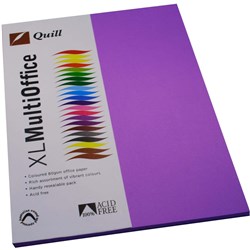 Quill Colour Copy Paper A4 80gsm Lilac Pack of 100