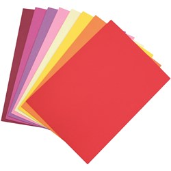 Colourful Days Colourboard A4 200gsm Warm Tones Assorted Pack Of 50