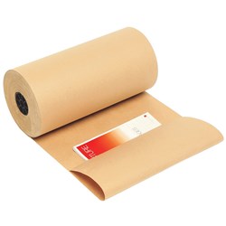Marbig Kraft Paper Roll 600mm x 340m 65gsm Brown 