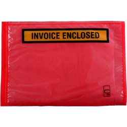 Cumberland Packaging Envelope 115x155mm Invoice Enclosed Red Box Of 1000