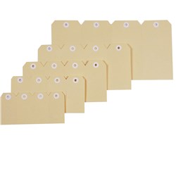 Esselte Shipping Tags No. 1 35 x 70mm Buff Box Of 1000 