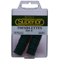 Esselte Superior Thimblettes Size 0 Green Box Of 10