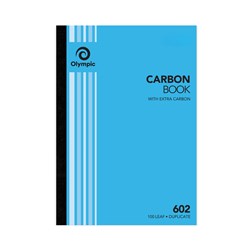 Olympic 602 Carbon Book Duplicate A4 Record 100 Leaf