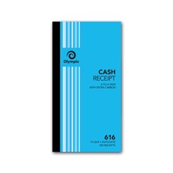 Olympic 616 Carbon Book Duplicate 254x135mm 300 Cash Receipt 75 Leaf