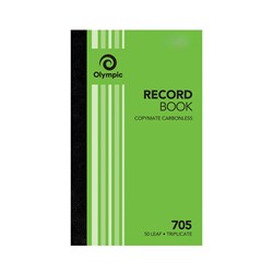 Olympic 705 Carbonless Book Triplicate 200x125mm Record 50 Leaf