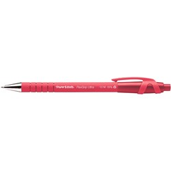 Papermate Flexgrip Ultra Ballpoint Pen Retractable Medium 1mm Red
