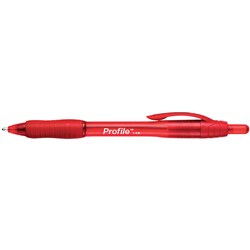 Papermate Profile Ballpoint Retractable Pen 1.4mm Bold Red