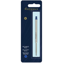 Waterman Ballpoint Pen Refill Medium 1mm Blue  