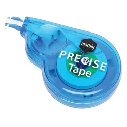 Marbig Precise Correction Tape 4mm x 8m Assorted 