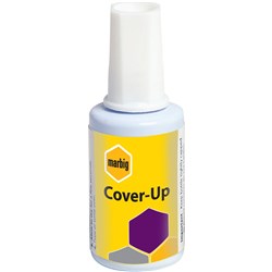 Marbig Cover Up Correction Fluid 20ml White 