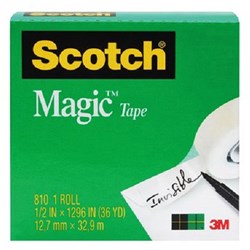 Scotch 810 Magic Tape 12mmx32.9m  