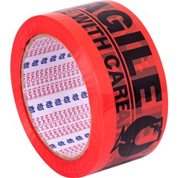 Nachi SP101 Fragile Tape 48mmx66m Black & Orange  