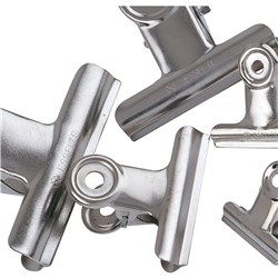 Esselte Bulldog Clip 63mm Chrome 