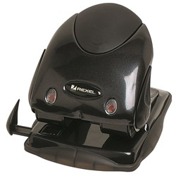 Rexel Premium 2 Hole Punch Small 15 Sheet Black  