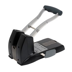 Rexel R8013 2 Hole Power Punch 150 Sheet Capacity Black & Silver